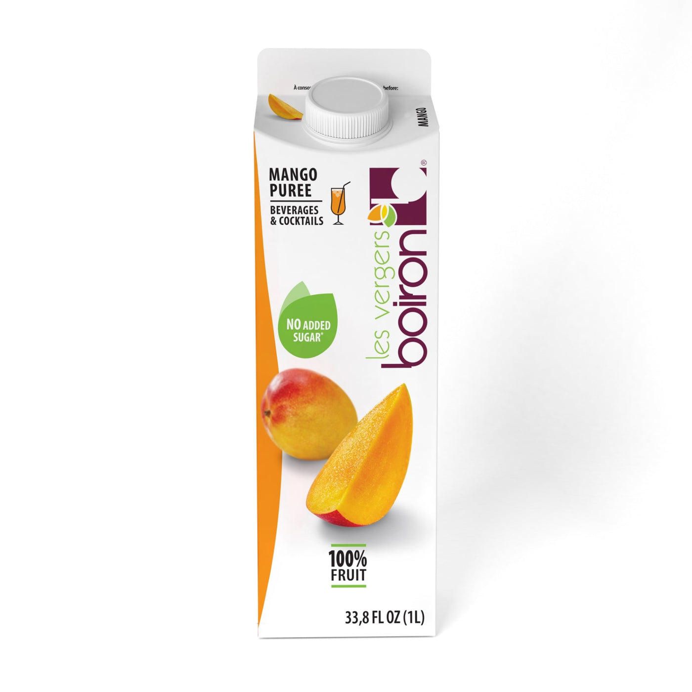 Purée de fruits Boiron 1L température ambiante. - Les Vergers Boiron