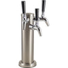 3" Kegerator Stainless Steel Tower - Double Faucet – Air Cooled