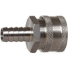 Quick Disconnect - Female Stainless Steel w/Barb