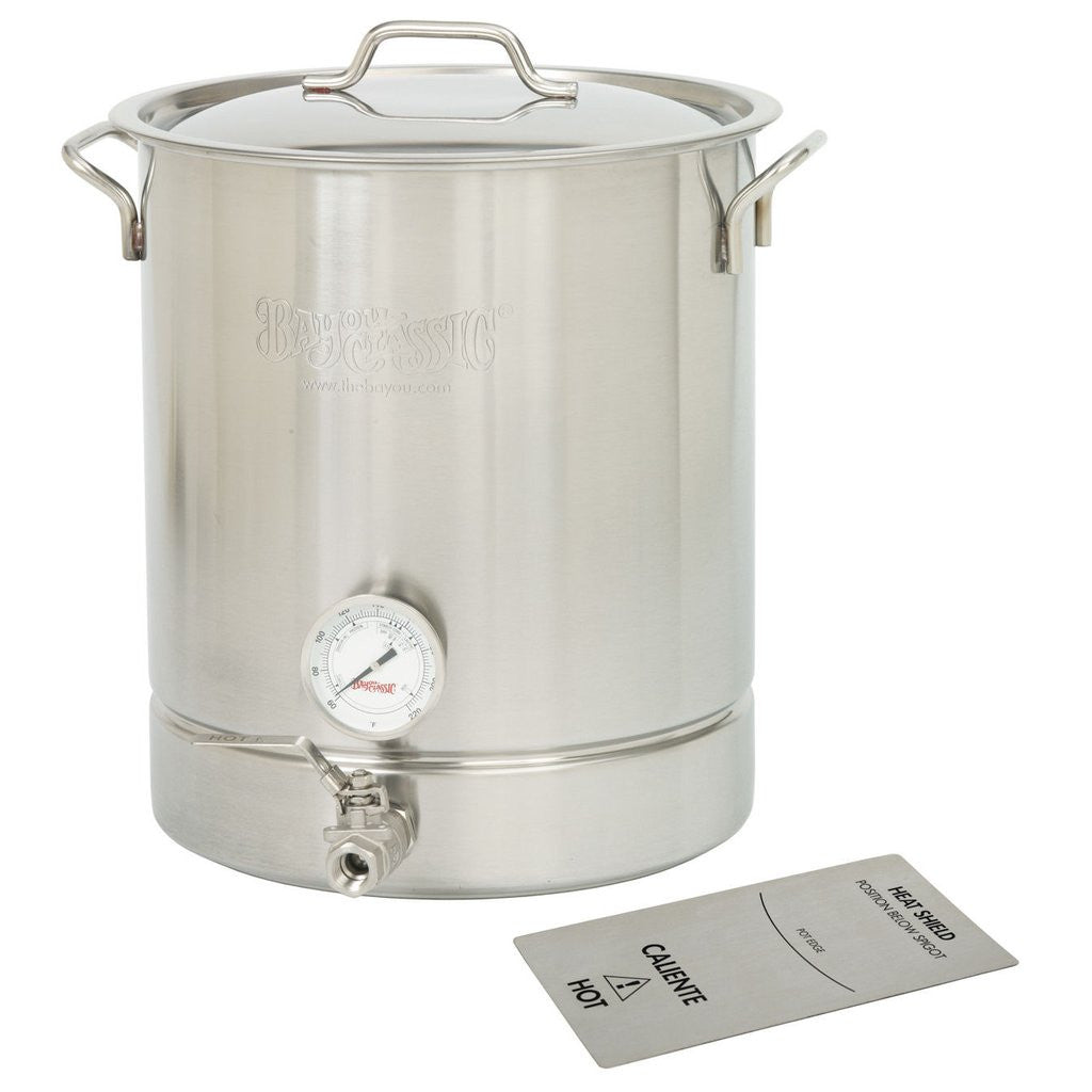Brew Kettle - Bayou Classic - 4-pc set - 10 Gal (40qt) – Altitude Brewing &  Supply